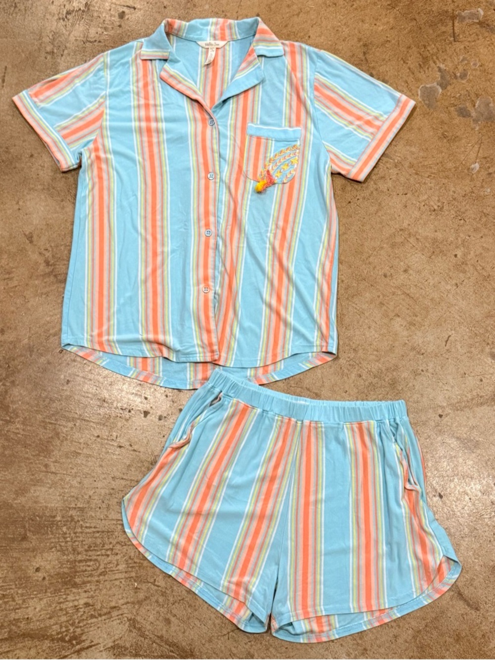 Womens Matilda Jane Dream Chasers Goodnight Stripes Pj Set Size small